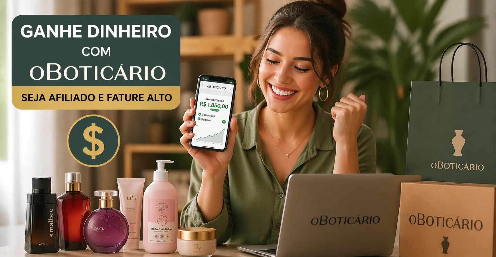 Ganhar Dinheiro com Boticário: Como Transformar Perfume e Cosméticos em Renda Real