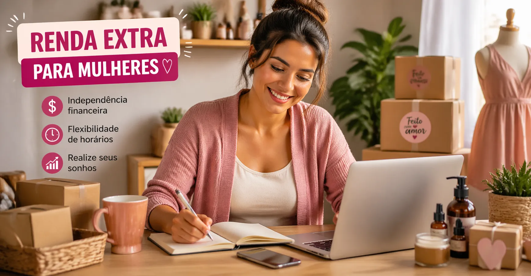 Renda Extra Para Mulheres: Como Ganhar Dinheiro de Verdade