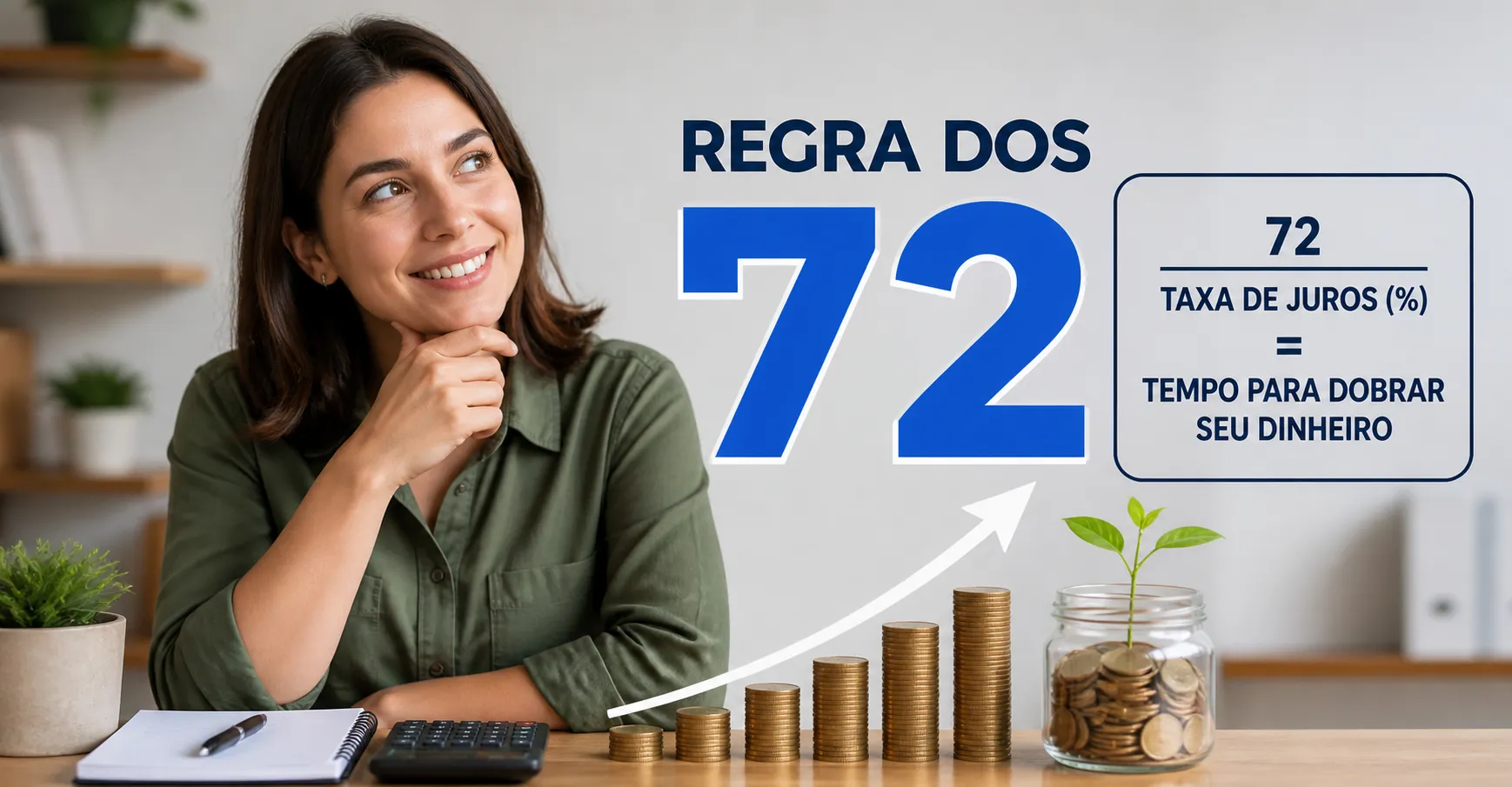 O que é a Regra dos 72 e Como Usá-la Para Dobrar Seu Dinheiro