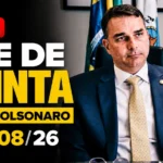 LIVE DE QUINTA - FLÁVIO BOLSONARO 13.08.26 apresenta uma conversa política sobre um suposto plano de governo para o Brasil.